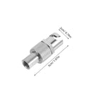 Badass Hydraulic Grease Fitting Brass Coupler Adapter For Factory Work Use With Forged Steel Components Building Long Life Reliability Plus Fast Oil Injection Via Grease Nipple Connection Fits Best For Garage Shop Crews Working Hard Every Day, 5cm long