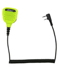 Green IP56 Waterproof Dustproof Shoulder Speaker Microphone For Two Way Radios 2 Pin For Baofeng UV5R BFF8HP Kenwood TK Series