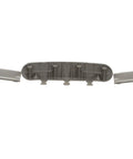 EZ Front And Side Push Bars Kit for push button drinking fountains, gray, small, includes front and side bars, shown from above