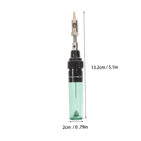 Portable Gas Soldering Iron Kit For Electronics Repair And Vehicle Fixes Cordless Welding Torch with Quick Heat