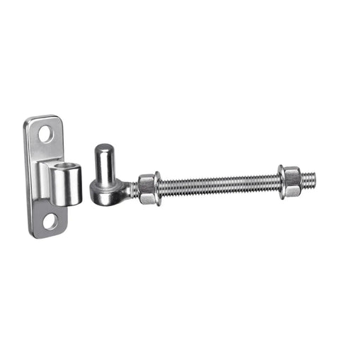 Heavy Duty Stainless Steel Gate Hinge Set With Eye Plate For Outdoor Gates Go To Bolt On Hanger Universal Installation 10 Inch