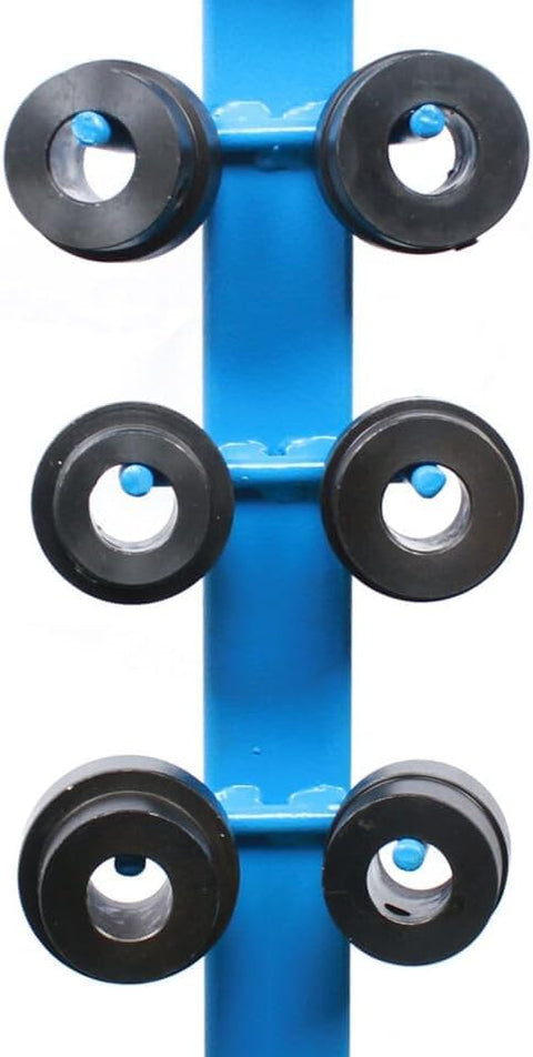 Set of six dies for Manual Sheet Metal Bead Roller Machine With 6 Dies Set 1.2mm Bead Bending Roller Pro Grade DIY Metal Fabrication Tool.