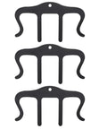 3 Pack Metal Music Sheet Clips For Piano Performance, Durable Black Page Holders, Travel Friendly Sheet Music Clip, Universal Fit For Piano, Band, And Gig Use, Keeps Pages Secure During Practice. Set of 3 black metal music sheet clips