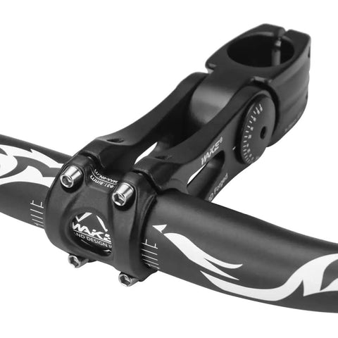 Adjustable Bike Stem Riser 145mm Universal 31.8mm And 25.4mm Clamp Fits MTB Road BMX City Bikes Minus Ninety To Plus Ninety Degree Tilt