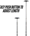 Golf Travel Bag Support Pole With Telescoping Sections Adjustable To 54 Inches And Collapsible To 23 Inches Lightweight Aluminum