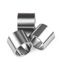 10 Pack Pro Grade Heavy Duty Stainless Steel Spacers 3/4 Inch Outer Diameter 5/8 Inch Inner Diameter 5/8 Inch Length Plain Finish Round Seamless Metal Spacers For 5/8 Screws Bolts And Rods, three spacers