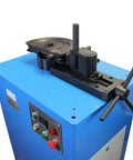 High Octane Programmable Electric Tube Bender With 2Hp Motor Hits 1680 Rpm Features PLC control panel and heavy-duty bending arm.