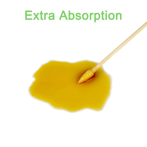 Double Pointed Cotton Swabs 200 Pcs Bamboo Sticks For Precision Cleaning absorbing liquid