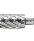 Oscarbide annular cutter with Weldon shank, 1-7/16 in cutting diameter, 2 in depth of cut