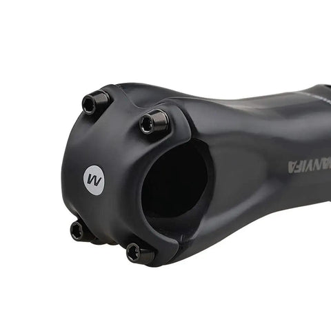 Badass Grade 5 Titanium Stem Bolts With Integrated Washers M5X18MM Black Hex Socket Hardware on bike stem.