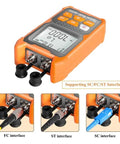 Go To Handheld Optical Fiber Power Meter And Fiber Optic Cable Tester For FC SC ST Universal Interfaces with interface examples