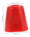 Heavy Duty Fencing Nut Repair Tool For Sabre Gear, red plastic protective sleeve, measurements of 0.79 x 0.67 in shown