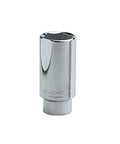 Chrome Half Inch Drive 6 Point Spark Plug Holding Socket Seven Eighths Inch For Auto Maintenance And DIY Repairs, No Sweat To Use
