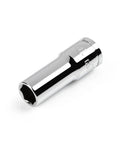 3/8 Inch Drive Semi-Deep 6-Point Socket 10 MM Metric For Auto, Truck And Workshop Use, Chrome Plated Exterior With Large Readable Markings