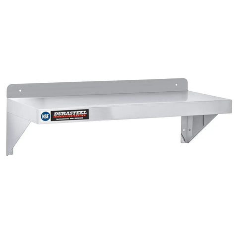Stainless Steel Wall Shelf Workhorse 36 Inch Wide And 14 Inch Deep Heavy Duty 250 Lb Capacity NSF Certified Pantry Organizer
