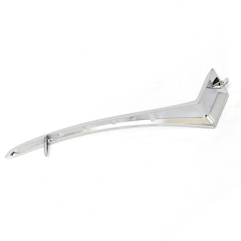 Headlight Top Trim Strip Chrome For Harley Road King FLHT 1988-2013, Badass Cowl Spear Design showcasing bolt-on installation side