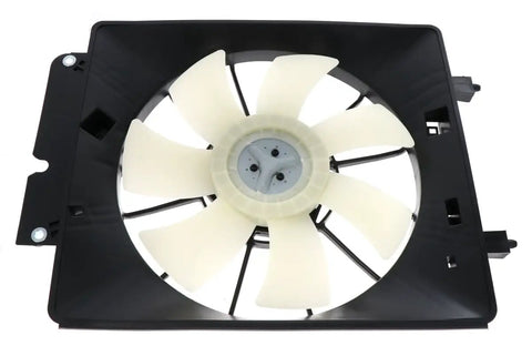 No Sweat Cooling Fan Assembly Direct Bolt On Replacement Compatible With 2002 To 2006 Honda Crv, heavy duty polymer fan in black shroud.