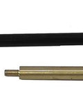 PalmSaver Replacement Ramrod For 24 Inch Barrel 50 Cal Muzzleloader, black rod with brass jag and smooth end for easy loading