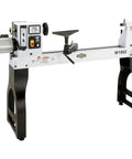 Heavy Hitter Three Hp Wood Lathe With 22 Inch Swing And 42 Inch Space Featuring smooth variable speed drive and sturdy construction.