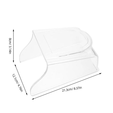 Waterproof Panel Cover For Access Control Keypad Controller With Weatherproof Doorbell Shield Tough As Nails Mount Heavy Duty Tempered Plastic Protection For Industrial And Office Environments, 21.3cm x 12.1cm x 8cm clear cover