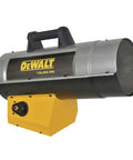 Rock Solid 150000 BTU Propane Forced Air Job Site Heater Featuring Patented Quiet Burner Technology, rugged steel frame design.