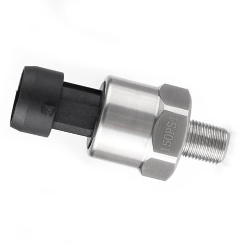 Top Notch 150 PSI Pressure Transducer Sensor With One Eighth NPT Thread In Stainless Steel for air and water systems