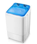 Total Game Changer Portable Washing Machine 6kg Compact Clothes Washer in white and blue for small spaces and travel.