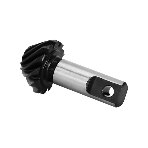 24T And 12T 6G Alloy Steel Helical Gear Set For 1/18 TRX4M Front And Rear Axles 2 Pieces Beefed Up Upgrade For Smoother Quieter More Durable RC Crawler Drivetrain