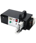 TopTier Automatic Electric Wire Terminal Crimper Featuring Integrated Stripping Mode For Rapid Trade Work That Delivers Dead Tight Connections And Keeps Your Daily Shop Grind Rolling Out Flawlessly, showing control panel and wire crimping mechanism.
