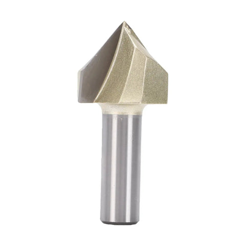 Top Notch Jauarta V Groove Router Bit With 1/2 Inch Shank And 90 Degree Flute designed for smooth wood MDF plywood plastic routing.
