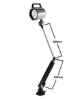 12W LED Work Light with 32-Inch Arm for Lathe CNC Milling Drilling Machines, 24-36V IP68 Waterproof Aluminum Alloy Industrial Lamp