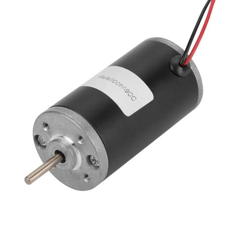 Heavy Duty 24V 3500Rpm Permanent Magnet Dc Carbon Brush Motor With Reversible Cw Ccw Rotation And Big Torque Metal Gears