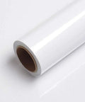 Roll of Glossy White Self Adhesive Wallpaper Peel And Stick Countertop Cover 24 By 160 Inches Waterproof Removable Vinyl