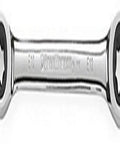 E-Torx Double Box Ratcheting Wrench E10 X E12, 72-Tooth Quick-Start Drive, Off-Corner Loading, top view showing dual ratcheting ends