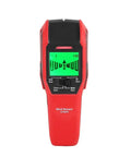 Pro Level Wall Scanner And Stud Finder With Bright Digital Screen And Sharp Buzzer Alert in red with LCD display.