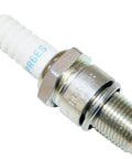 Close-up of a BPR6ES spark plug. Ideal for classic cars like Aston Martin, ensuring smooth idling and consistent combustion.