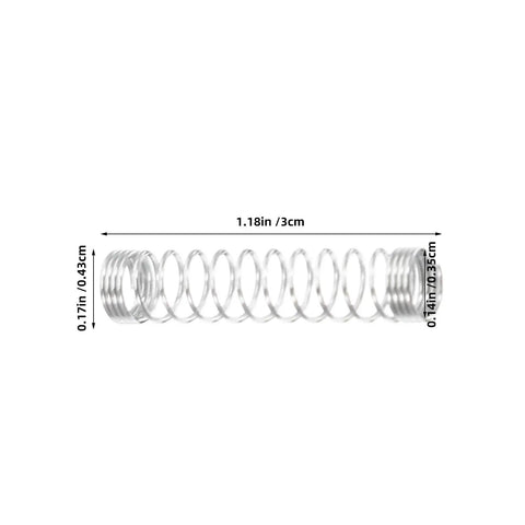Top Notch 2O Piece Stainless Steel Compression Spring Kit For Ball Pen Rebuilds Home Repairs And Light Industrial Jobs Super Durable Silver Springs That Work Like Magic, 3cm spring