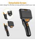 Articulating Borescope With Dual Lens, 5 Inch IPS Screen, detachable display, inspection camera buttons visible