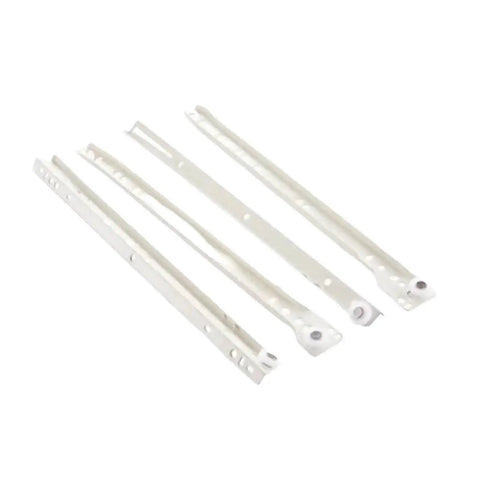 Full Extension Drawer Slides For Cabinets And Desks With Dual Slide Rails Beefy Heavy Duty Track System Quiet Rollers 16 Inch