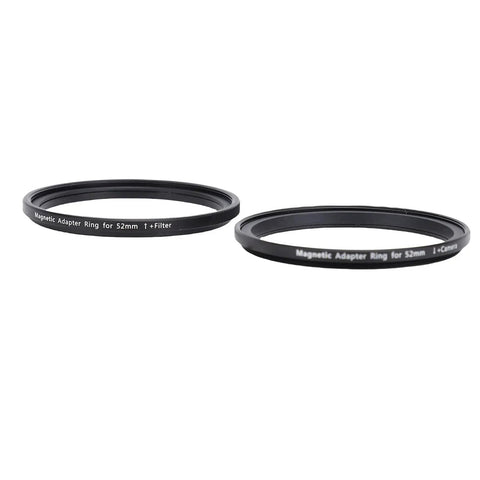 Magnetic Filter Adapter Kit For 52mm Aluminum Alloy Converts Threaded Filters To A Magnetic Quick Mount With Fast Swaps No Light Leaks