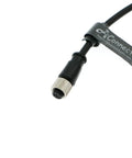 M12 5 Pin A Code Male To 5 Pin A Code Female Shielded Cable Connector for industrial sensors, cameras, and actuators, 2m length