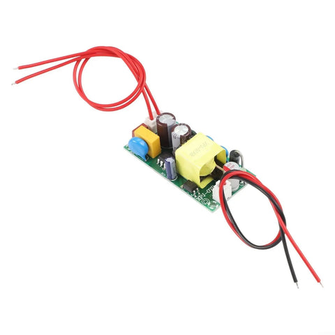 Hella Reliable 12 Volt 5 Amp Switching Power Supply Bare Board Runs Ice Cold With Premium Heat Dissipation For Xpj 07A And 07B Ac Dc Led Drivers Ideal For Home Setup, compact PCB with wires.