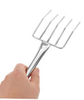 Stainless Steel Bean Sprout Fork Garden Trowel Small Digging Spade For Pot Plant Transplants Durable Garden Tool held in hand