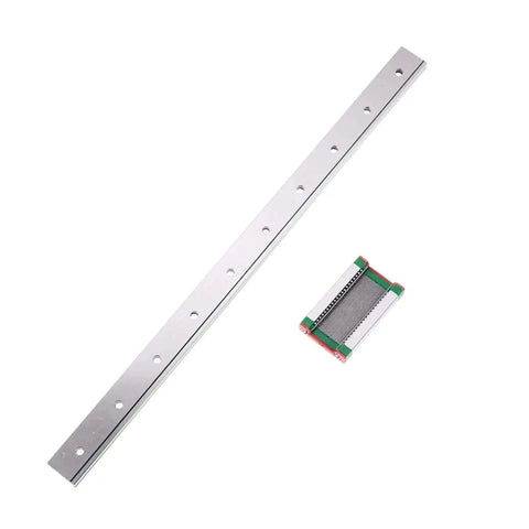 High Precision Linear Guide Rail Kit With Smooth Glide MGW7 Slide Blocks For CNC Projects 100 To 450 Mm No Maintenance Easy Install Super Accurate Motion Control aluminum rail and block
