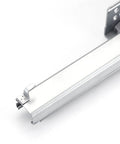 Push To Open Drawer Slides Undermount Runners 2 Fold Ball Bearing Full Extension 350mm Silver close-up