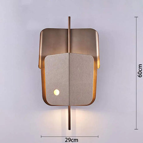 Top Shelf Modern LED Wall Sconces For Chill Home Vibes Soft Glare Free Warm Glow Ideal For Relaxed Living Rooms Master Bedrooms Or Hotel Corridors Reliable Daily Lighting Fixtures, 29x60 cm iron and leather sconce design.