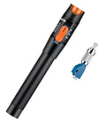 Pro Grade Visual Fault Locator For Fiber Optic Cables With 10 To 20 Kilometers Output Red Light VFL Pen Style Tester Durable Black