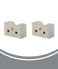 Two Ground V-Block Set 3/4 X 1-1/4 Inch For Milling And Drilling Machines, Precision V-Block Pair For Accurate Workpiece Positioning And Secure Milling Alignment, 2-piece