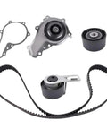 Premium Timing Belt And Water Pump Replacement Kit For Citroen C3 C4 Ford Focus Mondeo 1 6 Liter Diesel Engine TDCI HDI Type High Quality Heavy Duty Long Lasting Build Perfect For Mechanics Or Car Enthusiasts Who Need Quick And Easy Fixes Today, timing belt, water pump, pulleys, gasket