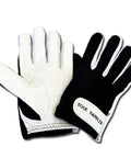 Premium Cabretta Leather Full Finger Drumming Gloves Black Medium Offering Killer Grip And Sick Stick Control Breathable Cotton Top Hands open for grip